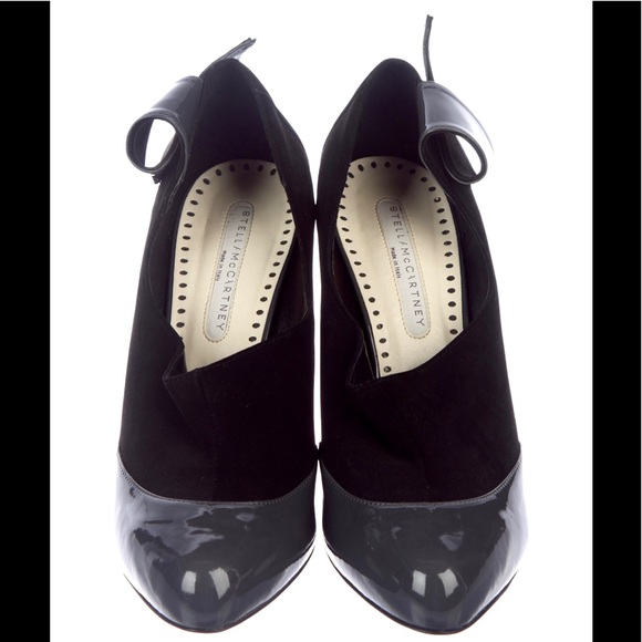 Authentic Stella McCartney Vegan Suede Pumps Size8 - Picture 2 of 5